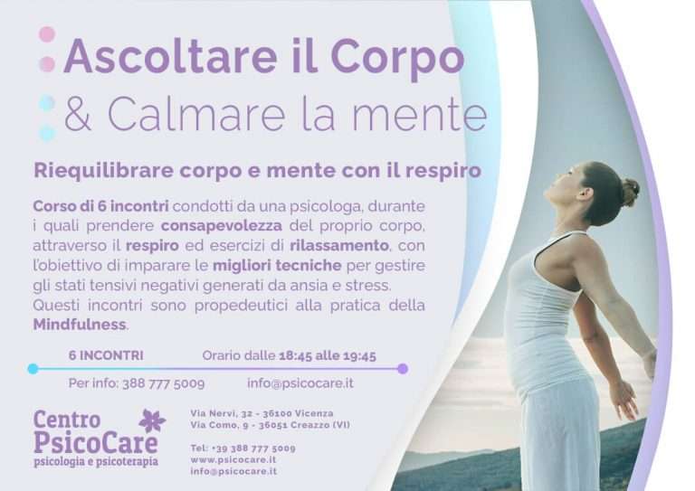 corso rilassamento vicenza